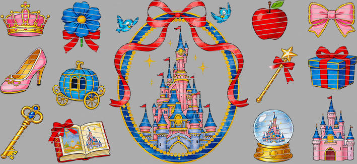 16oz Disney style-D-3413